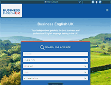 Tablet Screenshot of businessenglishuk.org.uk